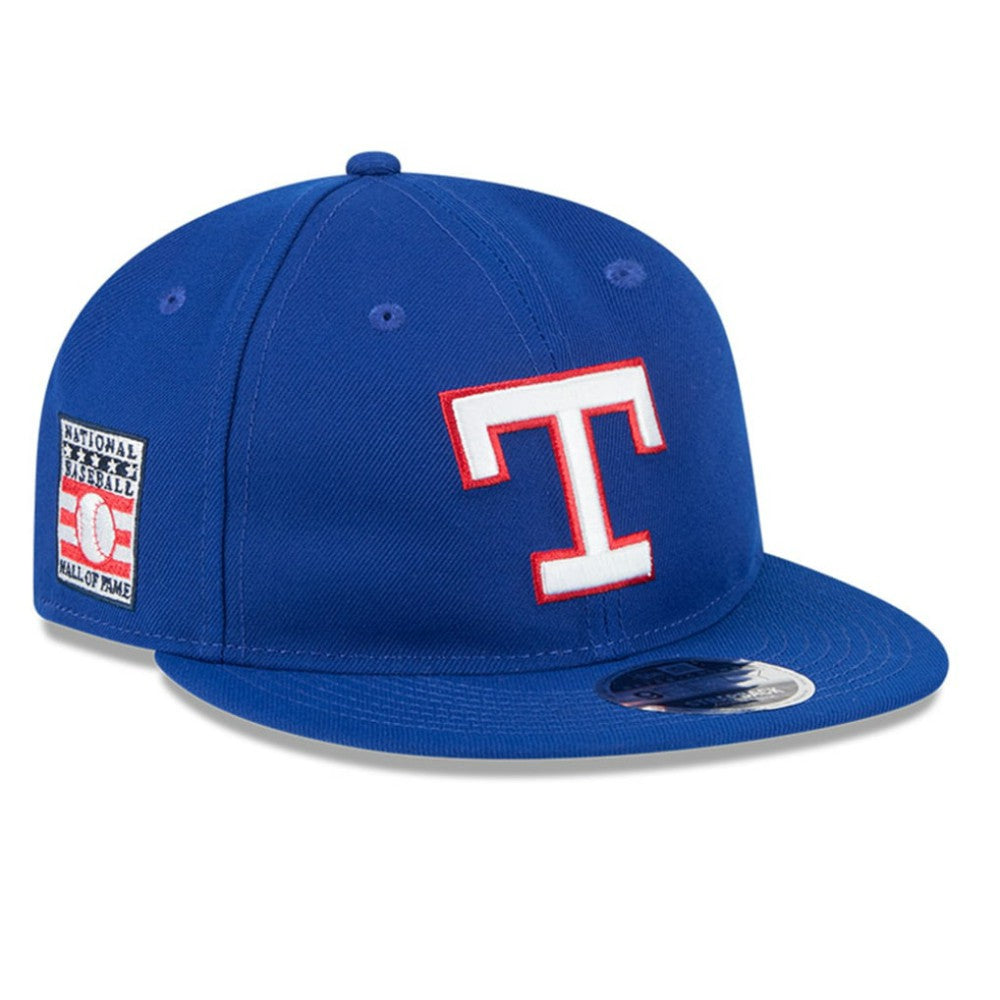 Texas Rangers New Era Baseball Hall of Fame Retro Crown 9FIFTY Adjustable Hat Lifestyle