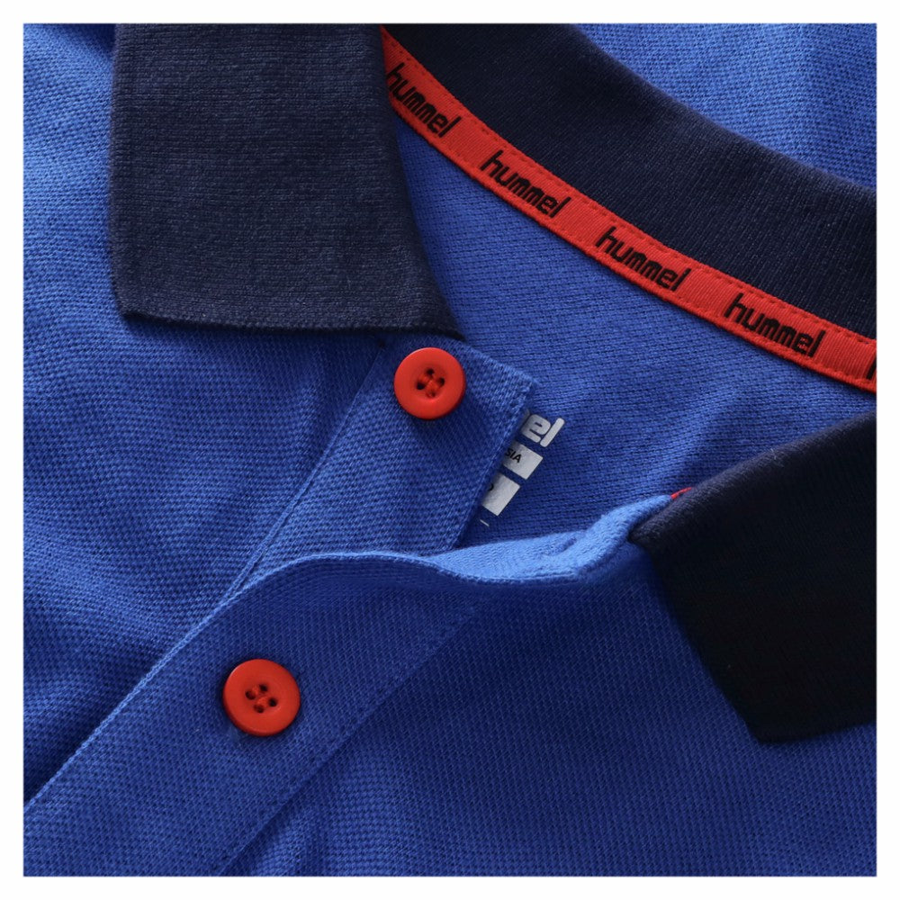 Sunderland Hummel Away Polo Shirt - Blue