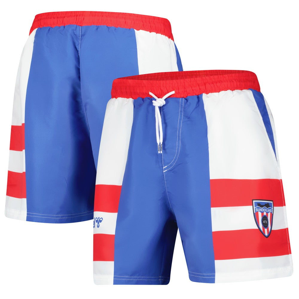 Sunderland Hummel Away Swim Shorts - Blue