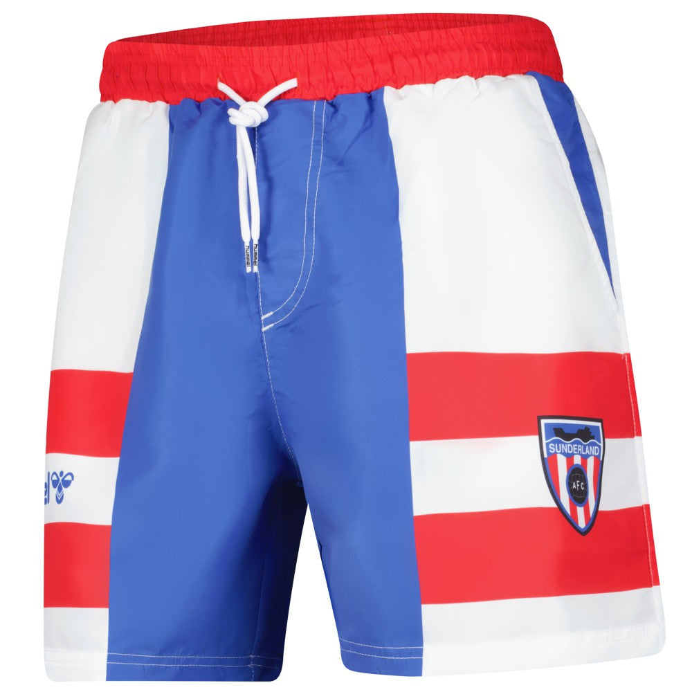 Sunderland Hummel Away Swim Shorts - Blue