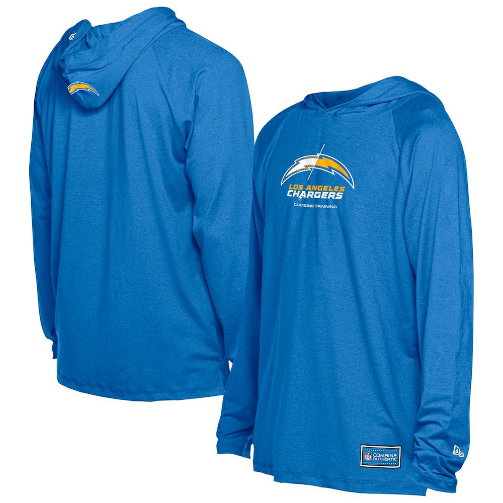 Los Angeles Chargers New Era Functional Fandom Hoodie Blue - NFL