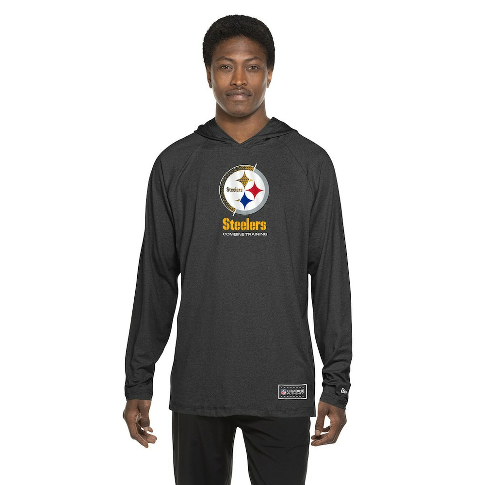 Pittsburgh Steelers New Era Functional Fandom Hoodie Black - NFL