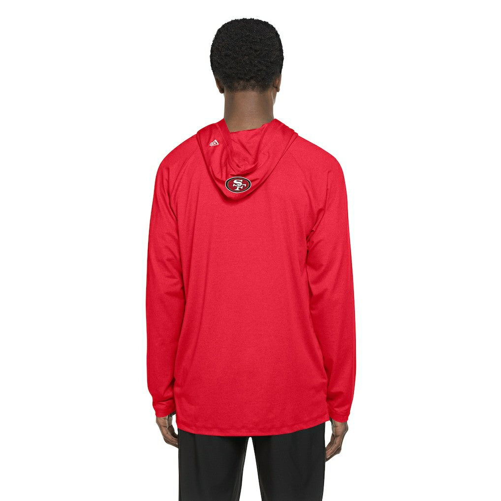 San Francisco 49ers New Era Functional Fandom Hoodie Scarlet - NFL