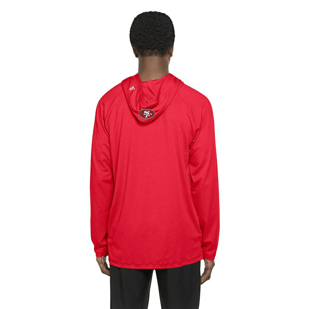 San Francisco 49ers New Era Functional Fandom Hoodie Scarlet - NFL