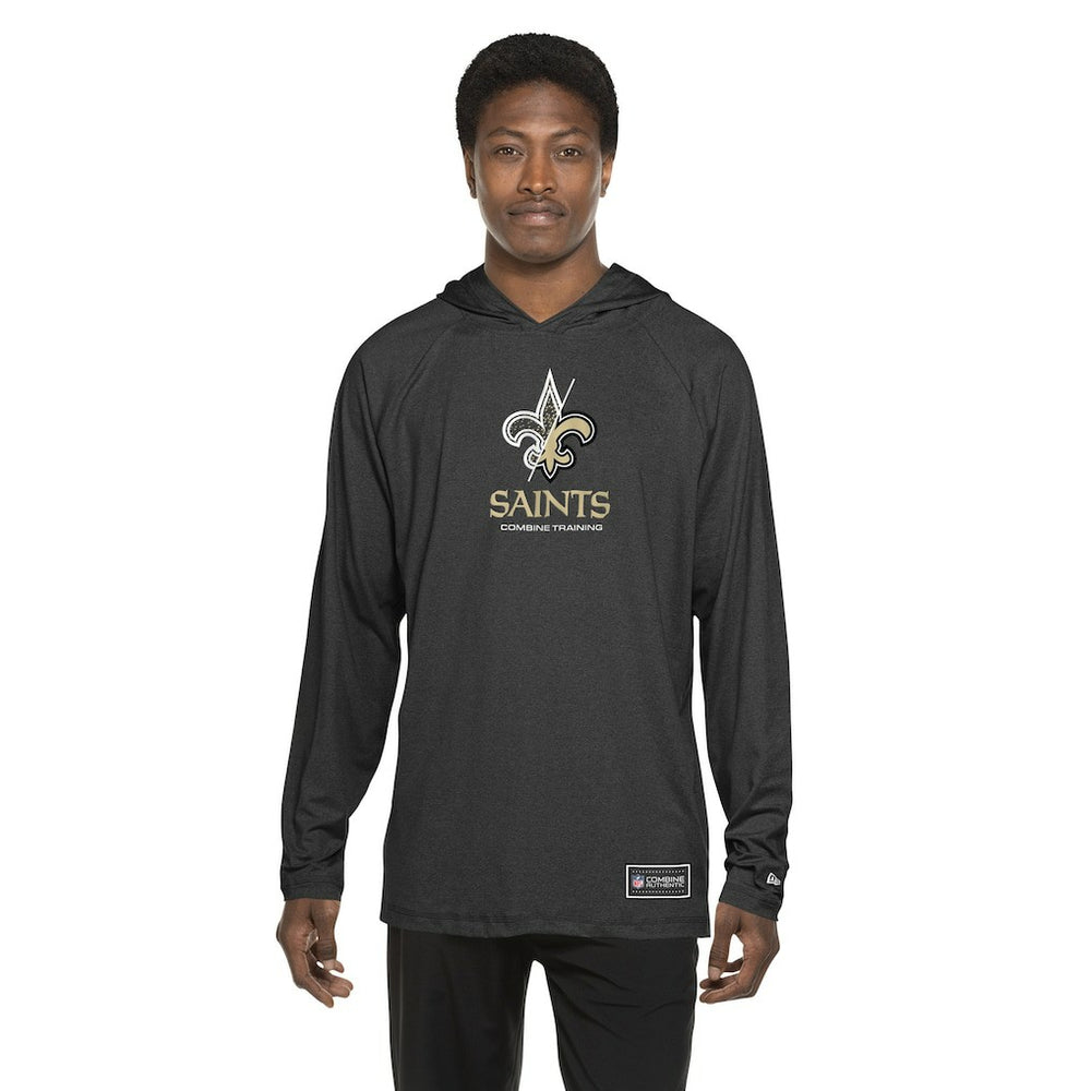 New Orleans Saints New Era Functional Fandom Hoodie Black - NFL