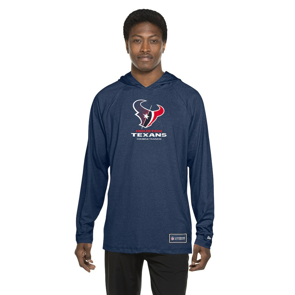 Houston Texans New Era Functional Fandom Hoodie Navy - NFL