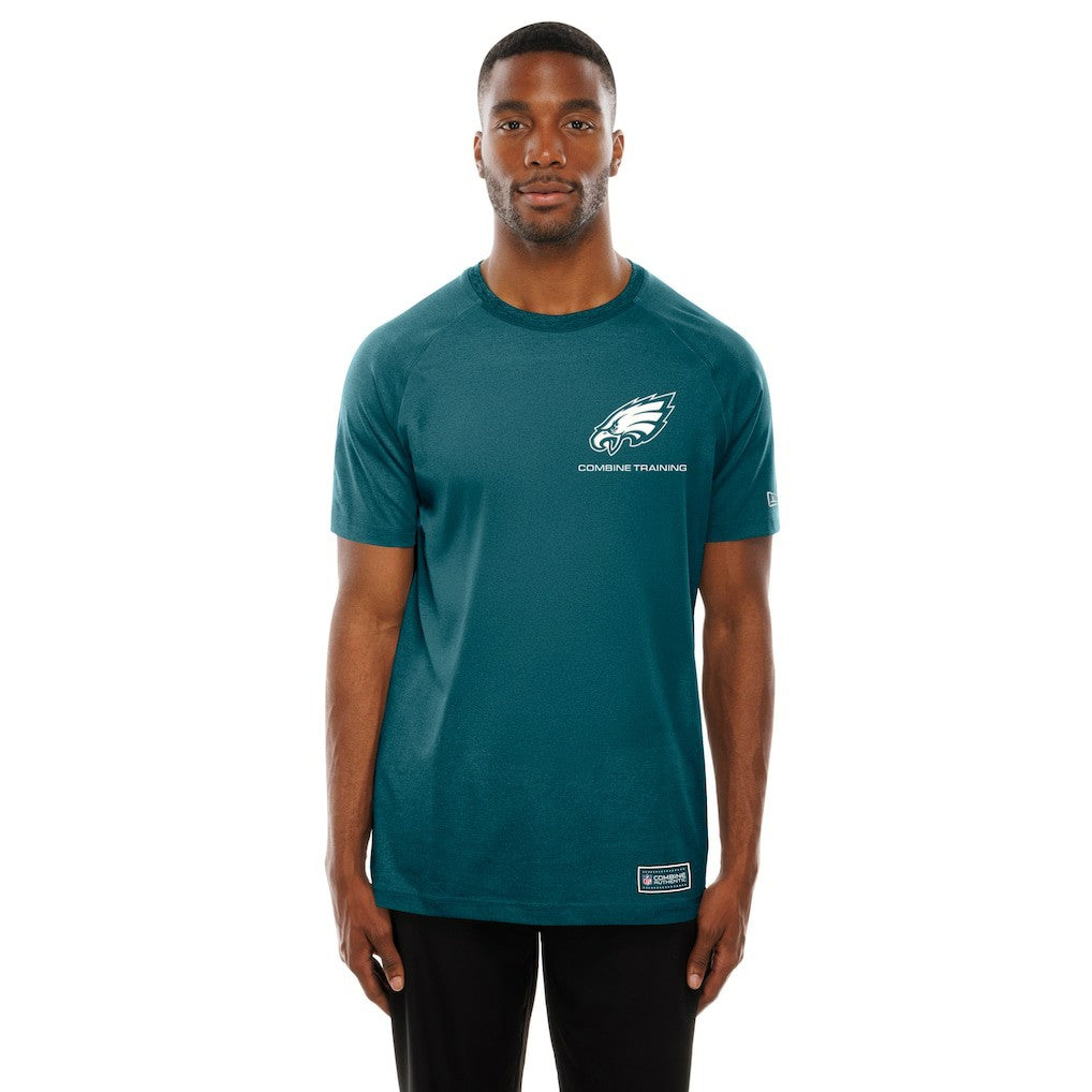 Philadelphia Eagles New Era Functional Fandom Reflective T-Shirt Midnight Green - NFL