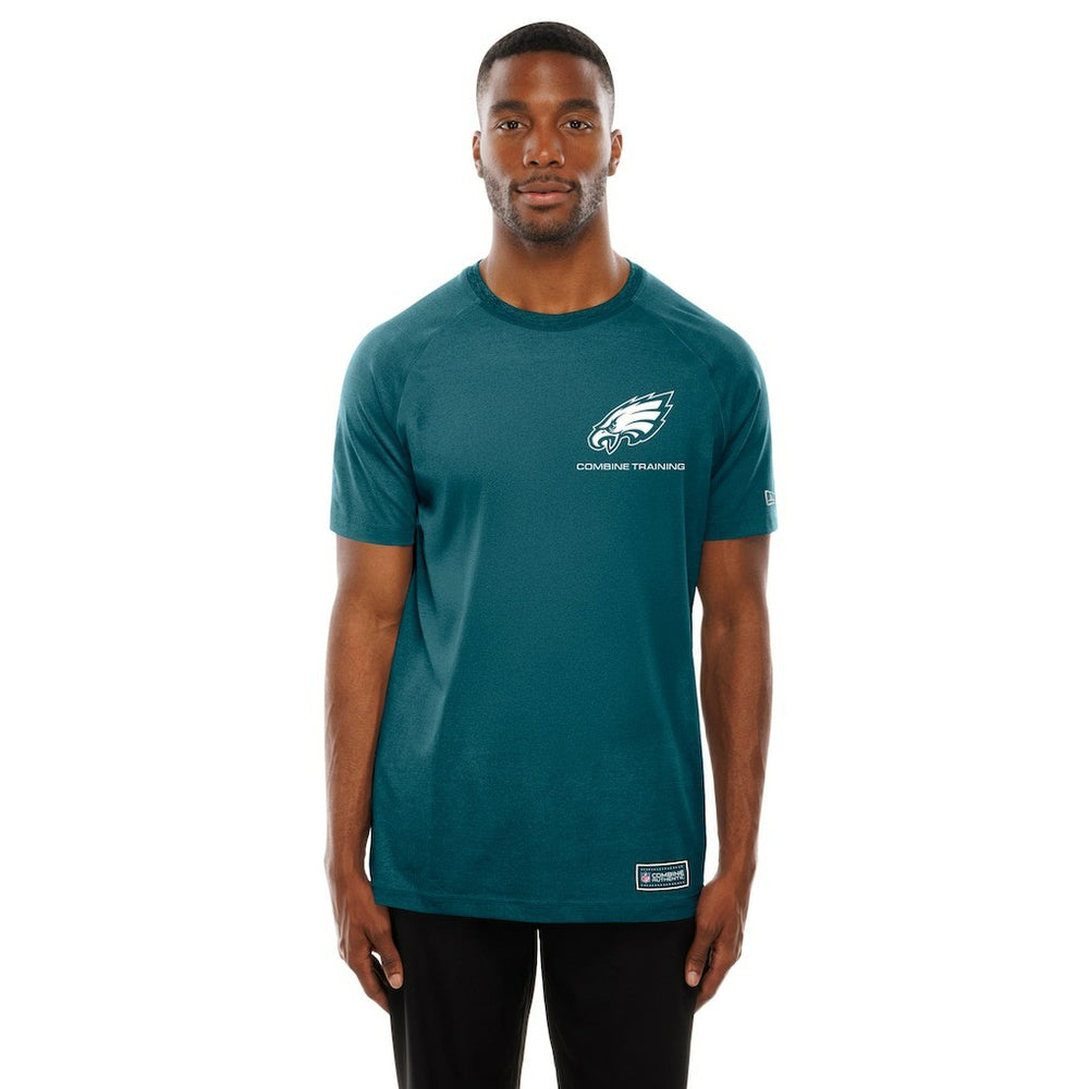 Philadelphia Eagles New Era Functional Fandom Reflective T-Shirt Midnight Green - NFL