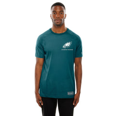 Philadelphia Eagles New Era Functional Fandom Reflective T-Shirt Midnight Green - NFL