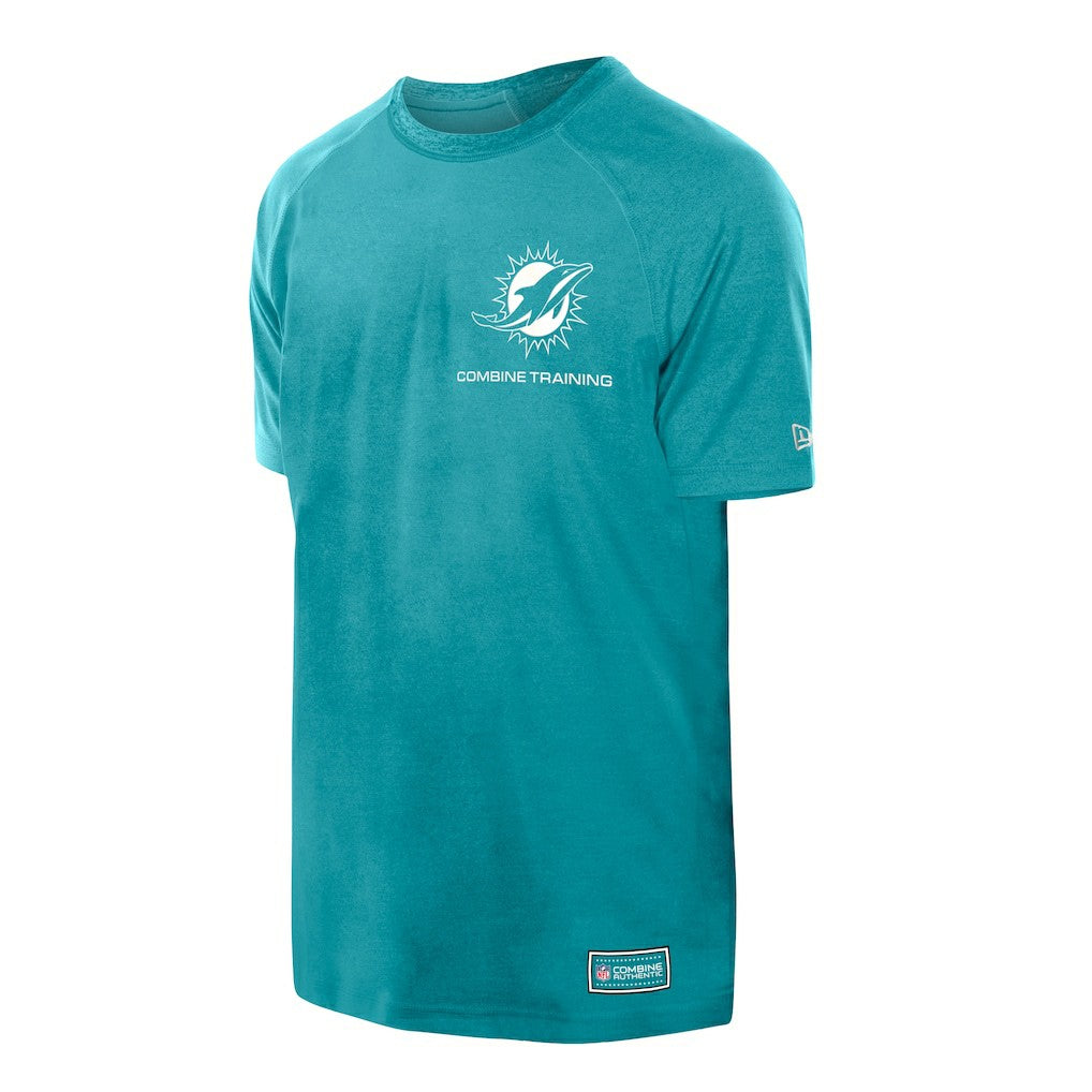 Miami Dolphins New Era Functional Fandom Reflective T-Shirt Aqua - NFL