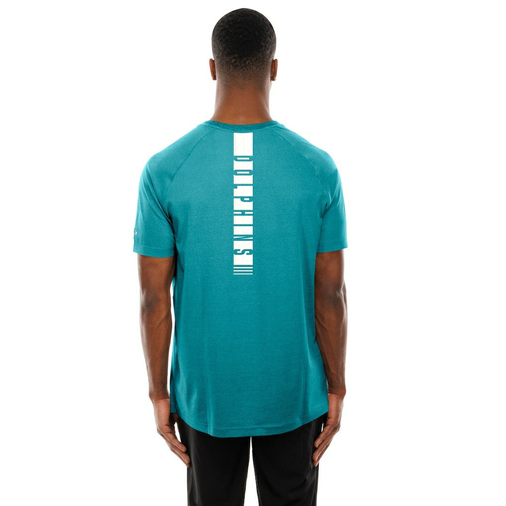 Miami Dolphins New Era Functional Fandom Reflective T-Shirt Aqua - NFL