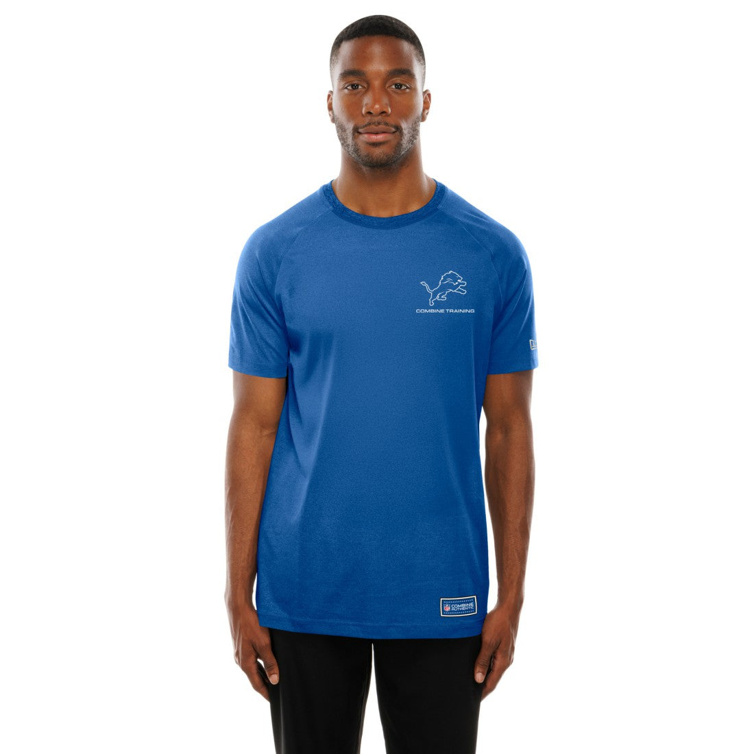 Detroit Lions New Era Functional Fandom Reflective T-Shirt Blue - NFL