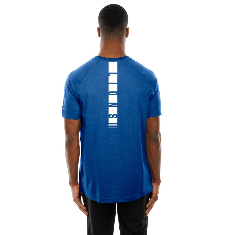 Detroit Lions New Era Functional Fandom Reflective T-Shirt Blue - NFL