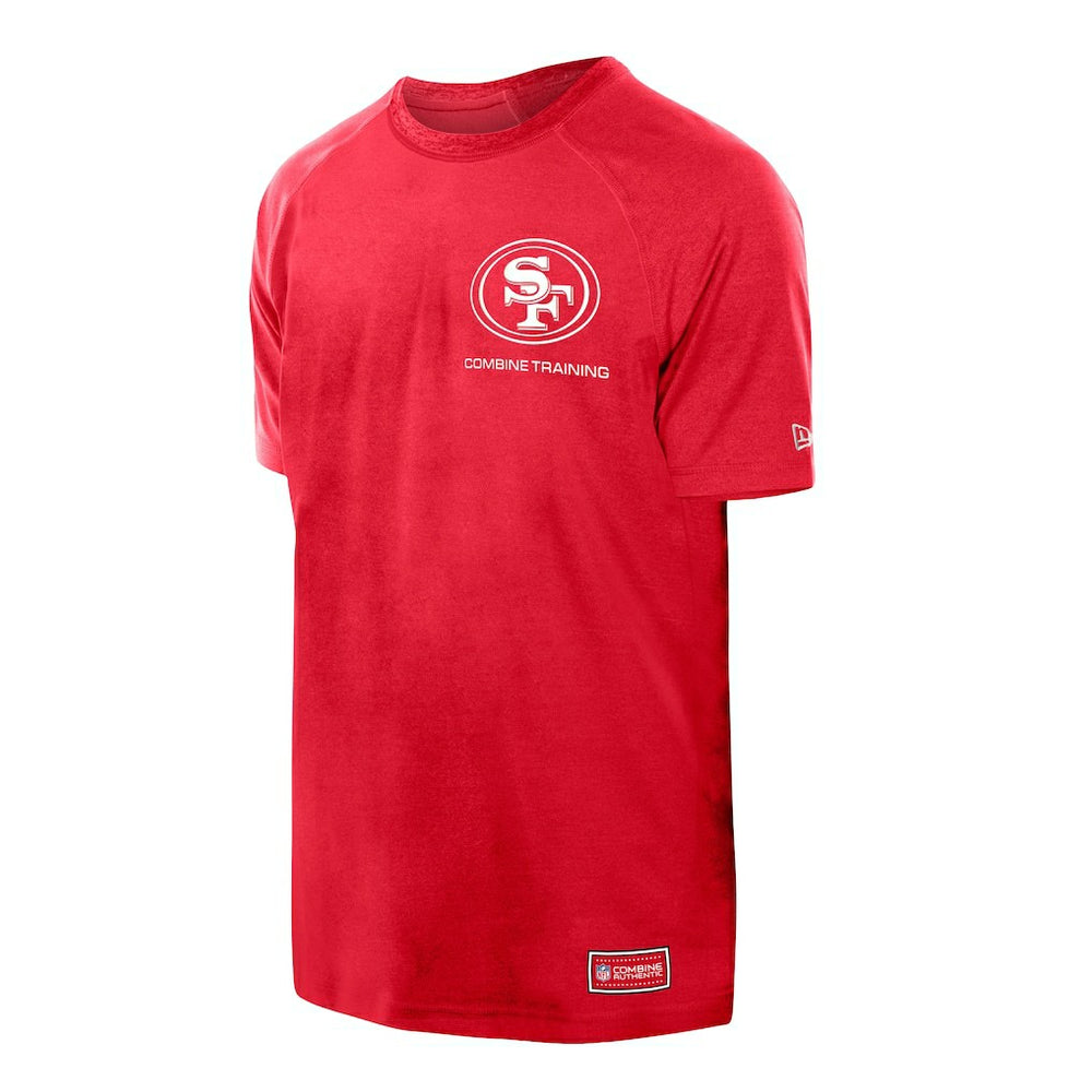 San Francisco 49ers New Era Functional Fandom Reflective T-Shirt Scarlet - NFL