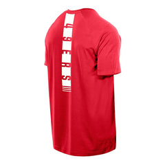 San Francisco 49ers New Era Functional Fandom Reflective T-Shirt Scarlet - NFL