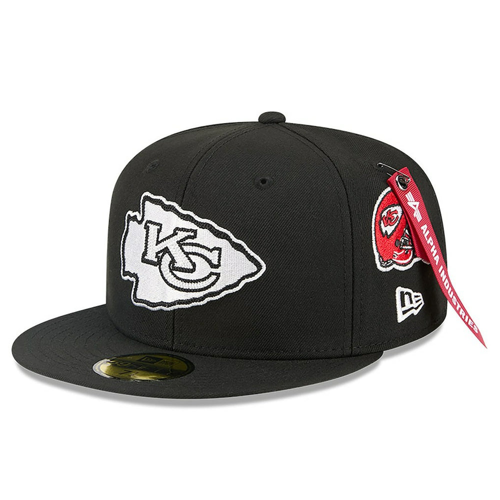 Kansas City Chiefs New Era x Alpha Industries 59FIFTY Fitted Hat Black - NFL