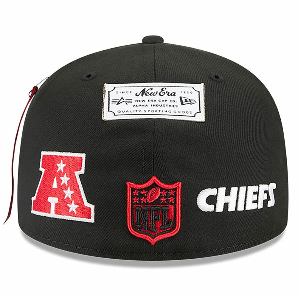Kansas City Chiefs New Era x Alpha Industries 59FIFTY Fitted Hat Black - NFL