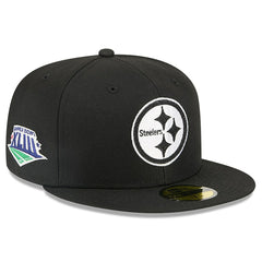 Pittsburgh Steelers New Era x Alpha Industries 59FIFTY Fitted Hat Black - NFL