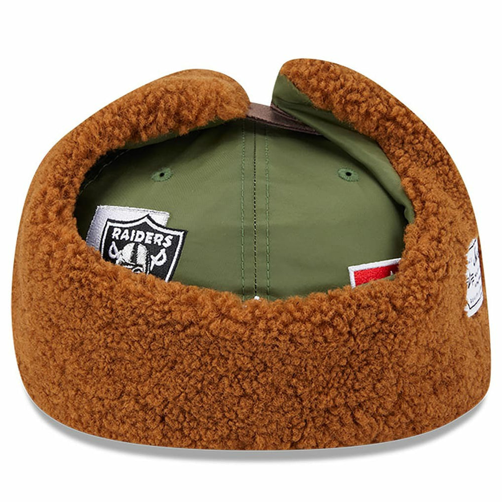 Las Vegas Raiders New Era x Alpha Industries Dog Ears 59FIFTY Fitted Hat Olive - NFL