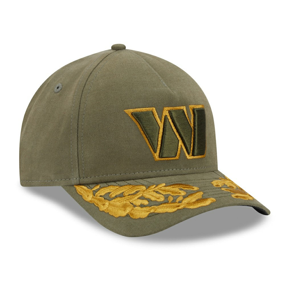 Washington Commanders New Era x Alpha Industries A-Frame 9FORTY Adjustable Hat Olive - NFL