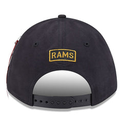 Los Angeles Rams New Era x Alpha Industries A-Frame 9FORTY Adjustable Hat Black - NFL