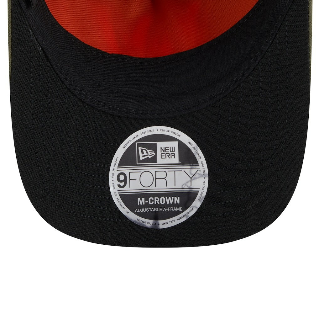 Los Angeles Rams New Era x Alpha Industries A-Frame 9FORTY Adjustable Hat Olive - NFL