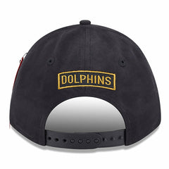 Miami Dolphins New Era x Alpha Industries A-Frame 9FORTY Adjustable Hat Black - NFL