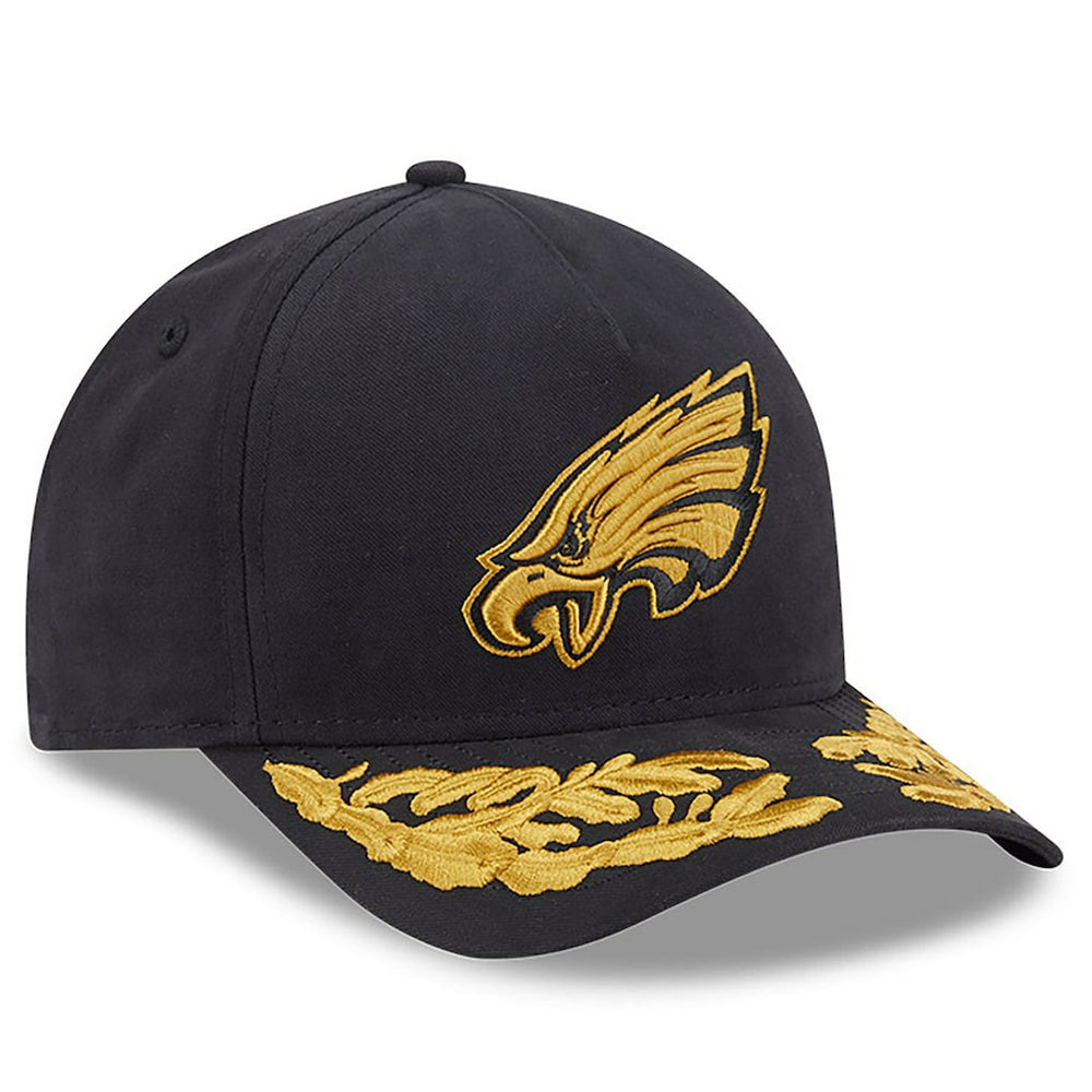 Philadelphia Eagles New Era x Alpha Industries A-Frame 9FORTY Adjustable Hat Black - NFL