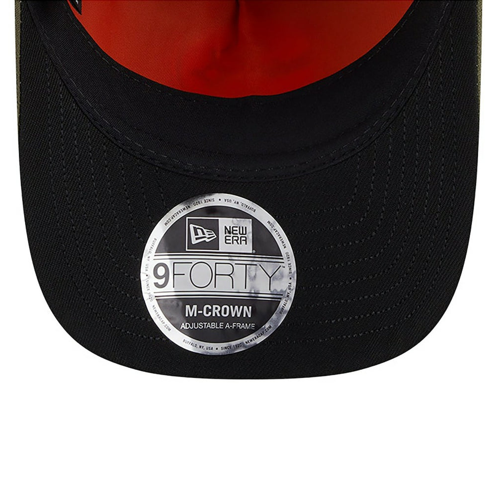 Pittsburgh Steelers New Era x Alpha Industries A-Frame 9FORTY Adjustable Hat Olive - NFL
