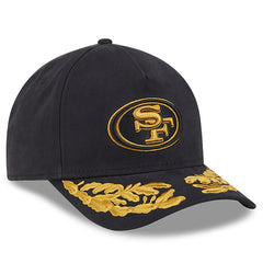 San Francisco 49ers New Era x Alpha Industries A-Frame 9FORTY Adjustable Hat Black - NFL