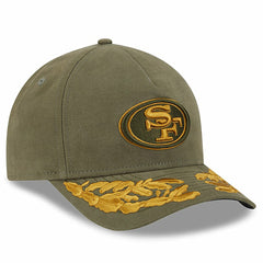 San Francisco 49ers New Era x Alpha Industries A-Frame 9FORTY Adjustable Hat Olive - NFL