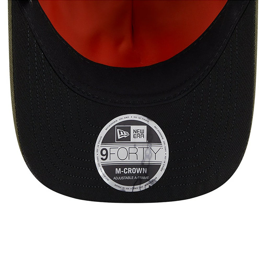 San Francisco 49ers New Era x Alpha Industries A-Frame 9FORTY Adjustable Hat Olive - NFL