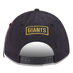 New York Giants New Era x Alpha Industries A-Frame 9FORTY Adjustable Hat Black - NFL