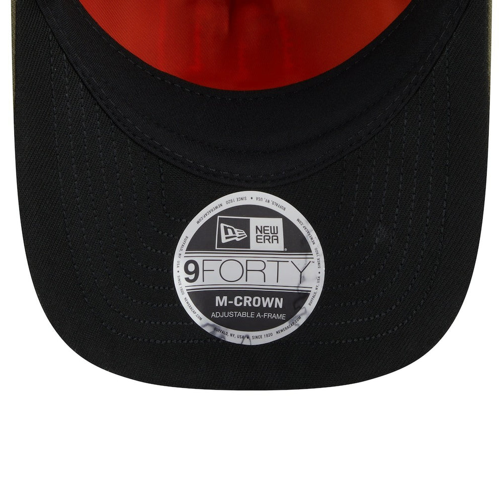 New York Giants New Era x Alpha Industries A-Frame 9FORTY Adjustable Hat Olive - NFL
