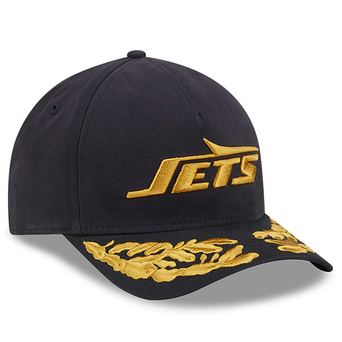 New York Jets New Era x Alpha Industries A-Frame 9FORTY Adjustable Hat Black - NFL