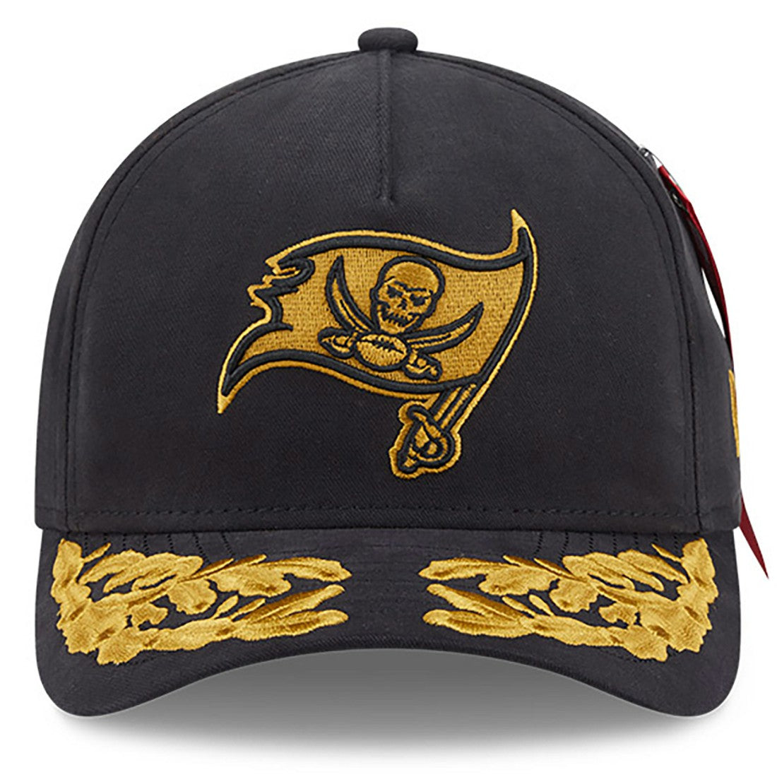 Tampa Bay Buccaneers New Era x Alpha Industries A-Frame 9FORTY Adjustable Hat Black - NFL