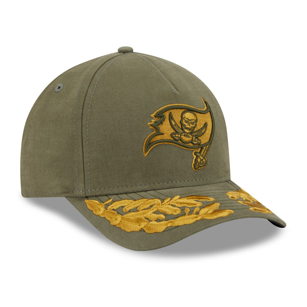Tampa Bay Buccaneers New Era x Alpha Industries A-Frame 9FORTY Adjustable Hat Olive - NFL