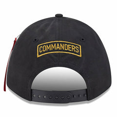 Washington Commanders New Era x Alpha Industries A-Frame 9FORTY Adjustable Hat Black - NFL