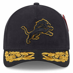 Detroit Lions New Era x Alpha Industries A-Frame 9FORTY Adjustable Hat Black - NFL