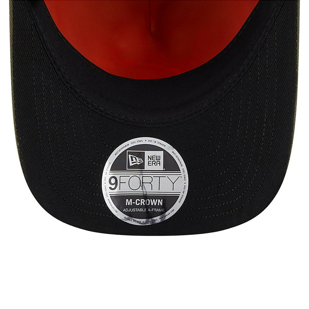 Detroit Lions New Era x Alpha Industries A-Frame 9FORTY Adjustable Hat Olive - NFL