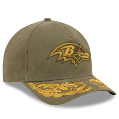Baltimore Ravens New Era x Alpha Industries A-Frame 9FORTY Adjustable Hat Olive - NFL