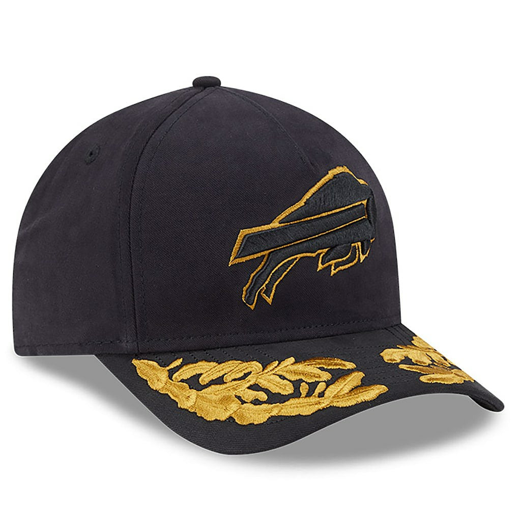 Buffalo Bills New Era x Alpha Industries A-Frame 9FORTY Adjustable Hat Black - NFL