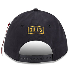 Buffalo Bills New Era x Alpha Industries A-Frame 9FORTY Adjustable Hat Black - NFL
