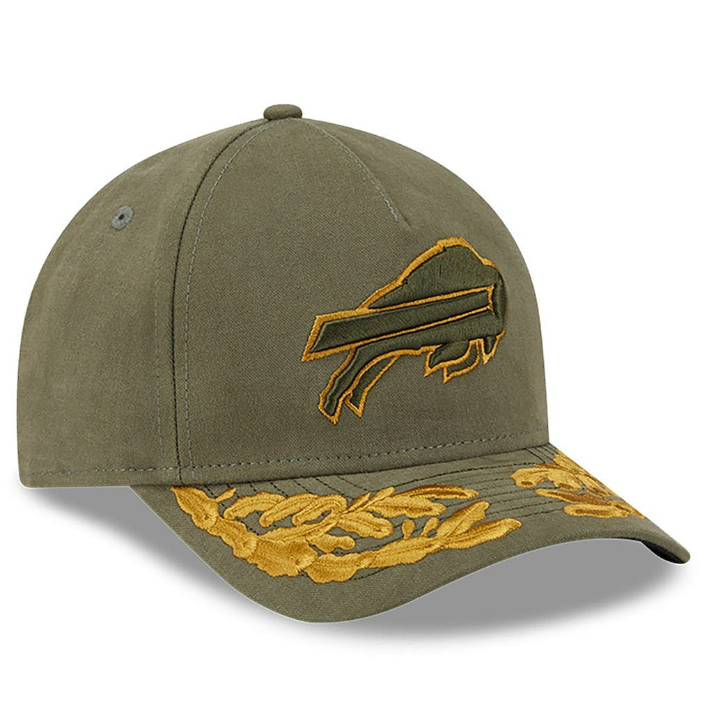 Buffalo Bills New Era x Alpha Industries A-Frame 9FORTY Adjustable Hat Olive - NFL