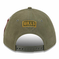 Buffalo Bills New Era x Alpha Industries A-Frame 9FORTY Adjustable Hat Olive - NFL