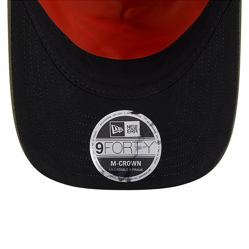 Buffalo Bills New Era x Alpha Industries A-Frame 9FORTY Adjustable Hat Olive - NFL
