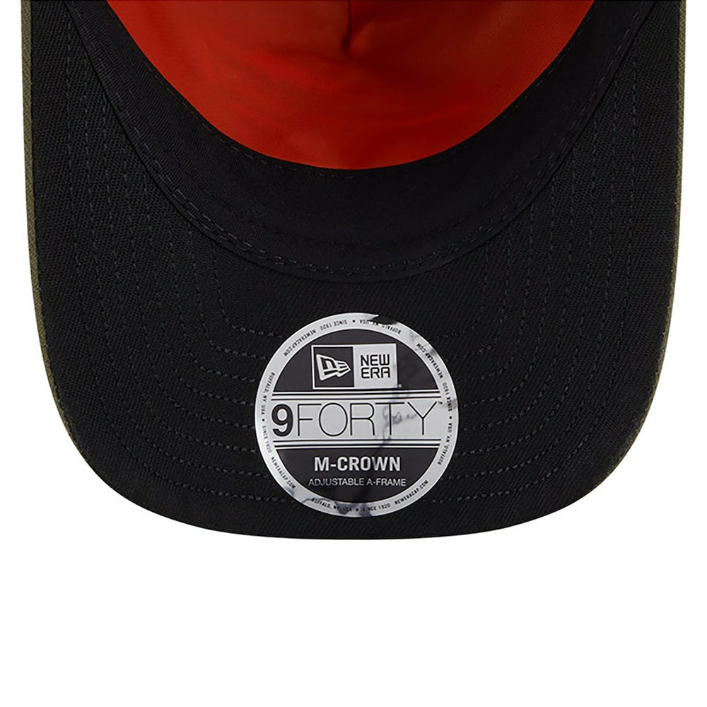 Buffalo Bills New Era x Alpha Industries A-Frame 9FORTY Adjustable Hat Olive - NFL