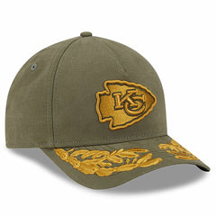 Kansas City Chiefs New Era x Alpha Industries A-Frame 9FORTY Adjustable Hat Olive - NFL