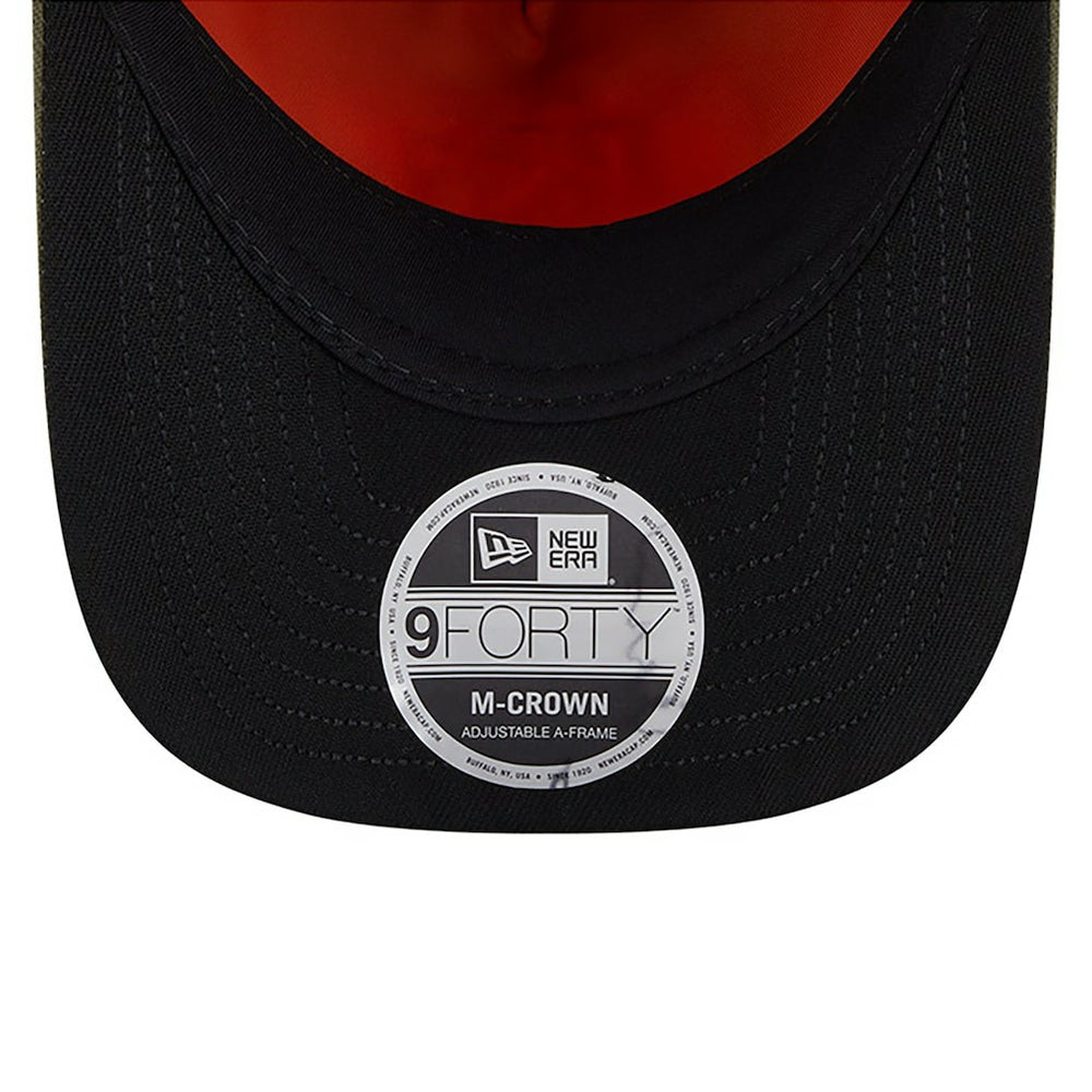 Kansas City Chiefs New Era x Alpha Industries A-Frame 9FORTY Adjustable Hat Olive - NFL