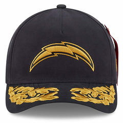 Los Angeles Chargers New Era x Alpha Industries A-Frame 9FORTY Adjustable Hat Black - NFL